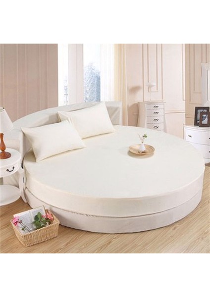 Çap Seçenekli Yuvarlak Lastikli Çarşaf Seti %100 Pamuklu