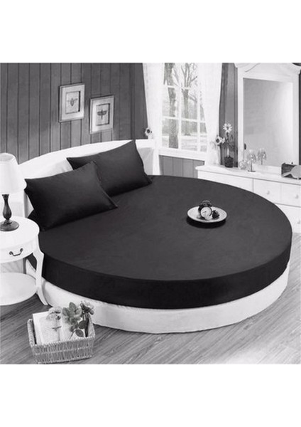 Çap Seçenekli Yuvarlak Lastikli Çarşaf Seti %100 Pamuklu