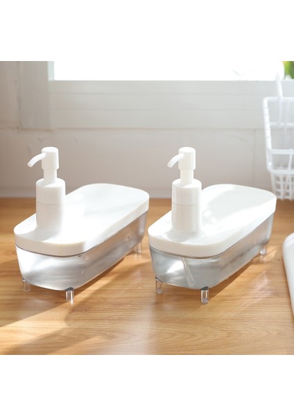 Saydam Push-Tipi Sabunluk Sabun Banyo Sıvı Birte Kabarcık Şişesi Beyaz (Yurt Dışından) modelleri