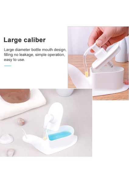 Yaratıcı Salyangoz El Sanitiser Şişe Push-Tipi Losyon Duş Jeli Şişe Siyah (Yurt Dışından) modelleri