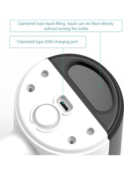 450 ml Akıllı Indüksiyon Dezenfeksiyon Şarj Edilebilir Elektrikli El Sabun Dağıtıcı Jel (Yurt Dışından)