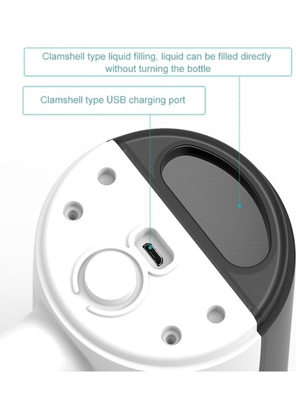 450 ml Akıllı Indüksiyon Dezenfeksiyon Şarj Edilebilir Elektrikli El Sabun Dağıtıcı Kabarcık (Yurt Dışından) modelleri