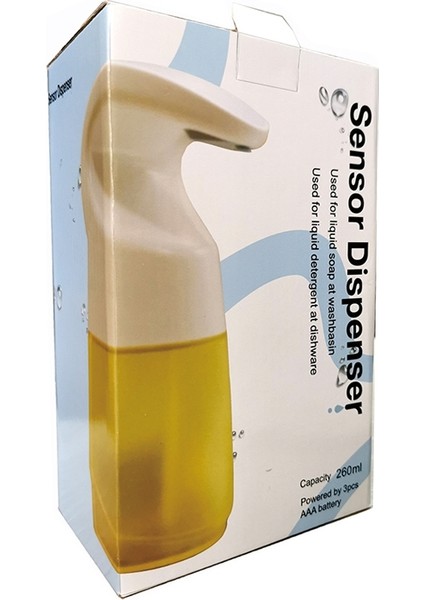A8 260 ml Bölünmüş Stil Otomatik Sensör Sabunluk (Yurt Dışından) fırsatları