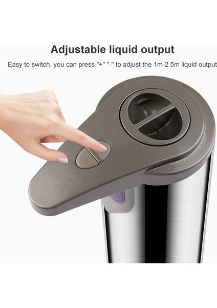 250 ml Paslanmaz Çelik Otomatik Sabunluk Kızılötesi Sensör Sabunluk (Yurt Dışından) fırsatları