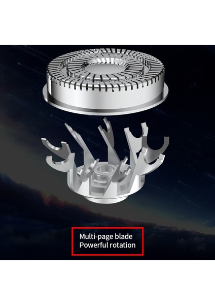 Erkek Elektrikli Tıraş Makinesi - Sarı (Yurt Dışından)