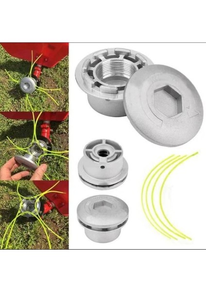 EMİN Metal Örümcek Tırpan Başlığı 8 Li