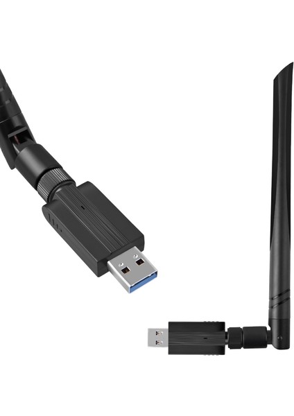 Ac 1200 Dual Band USB 3.0 Mbps Adaptör Kablosuz Wifi Alıcı