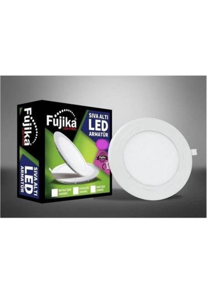 3W Sıva Altı Yuvarlak Panel LED Armatür Beyaz