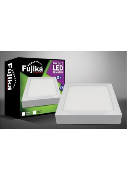 22W Sıva Üstü Kare LED Panel Armatür Günışığı