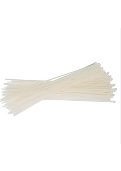 3,6X150 mm Standart Kablo Bağı Beyaz 100 Adet