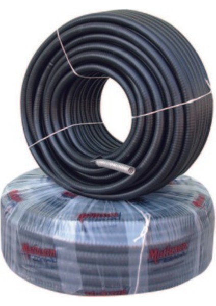 14 mm Izoleli Çelik Spiral Boru 50 Metre (1 Top)