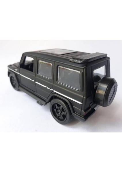 Mercedes Benz G63 Jeep Diecast Koleksiyon Metal Jeep 12CM Siyah