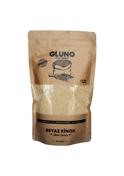 Gluno Glutensiz Beyaz Kinoa 500 gr