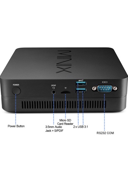 Mini Pc Intel Core i5-8279LJ 8GB/256GB SSD Windows 10 Pro Mini Pc