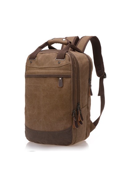 Büyük Kapasiteli Iş Rahat Bilgisayar Çantası Seyahat Çantası Tuval Taşınabilir Omuz Bilgisayar Çantası (Yurt Dışından)