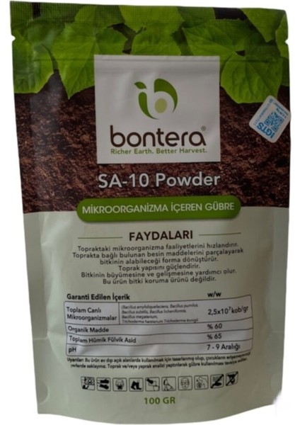 Sa-10 Powder 100 gr (Mikrobiyal Gübre)