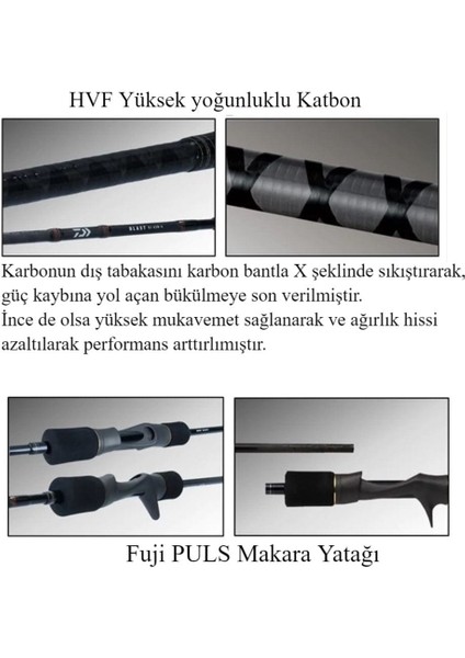 Blast Sj 191CM 200-330G 2p Tetikli Slow Jig Kamışı modelleri