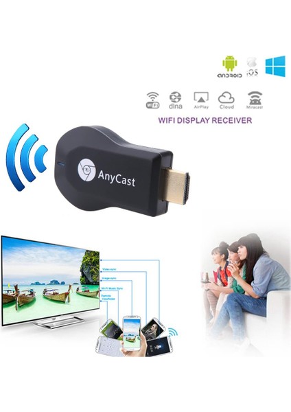 Ios-Android HDMI Görüntü Aktarıcı Kablosuz Tv Cihazı