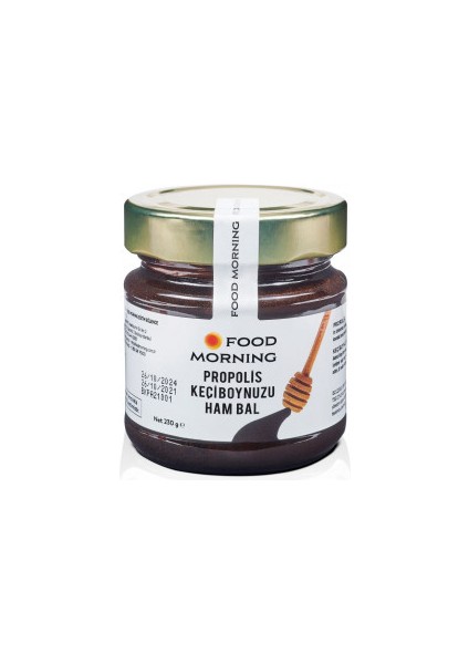 Foodmorning Propolis Keçiboynuzu Ham Bal Karışımı