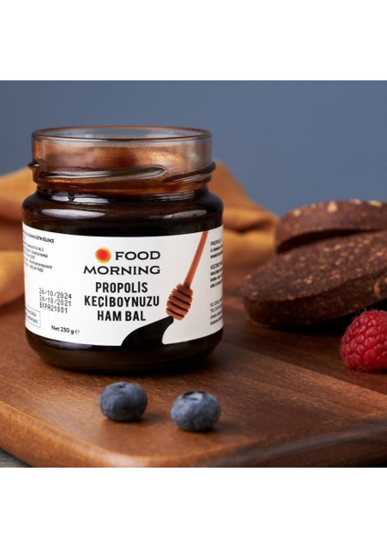 Foodmorning Propolis Keçiboynuzu Ham Bal Karışımı modelleri