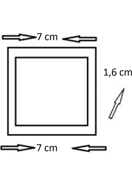 CT-5176 3W/3000K Işıltı Ledli Koridor Armatürü (G.ışığı) Cata fiyatları