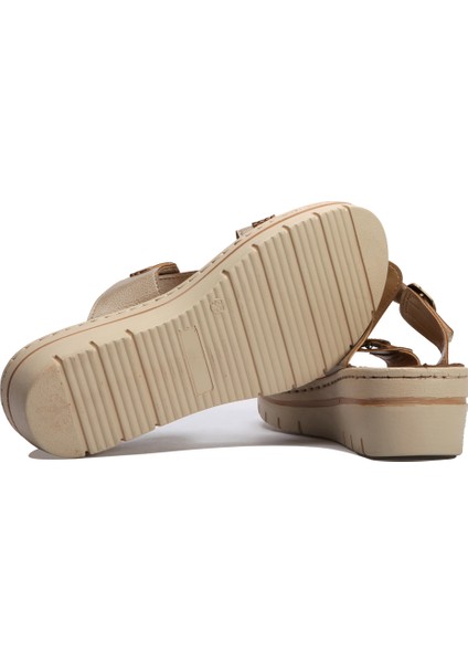 Kifidis SIB216703 Kifidis-Natura Kadın Anatomik Deri Terlik 36-41 fiyatları