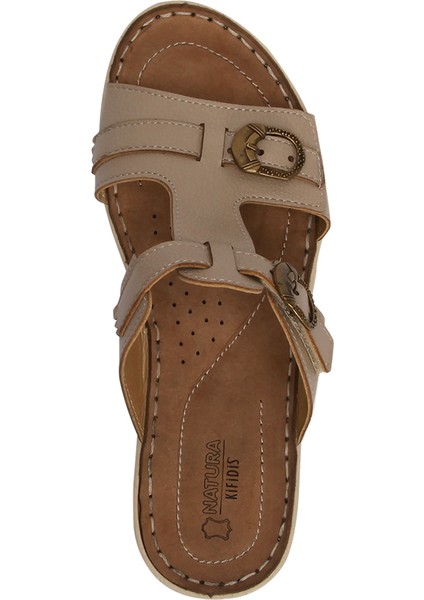 Kifidis SIB216703 Kifidis-Natura Kadın Anatomik Deri Terlik 36-41 modelleri