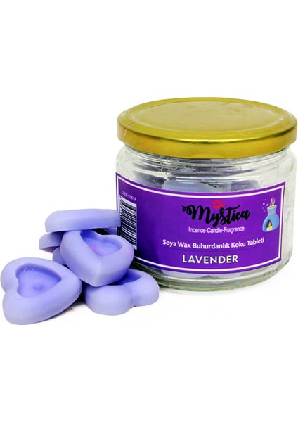 Soya Wax Buhurdanlık Kokusu Lavender Kalp Modelli 100 gr