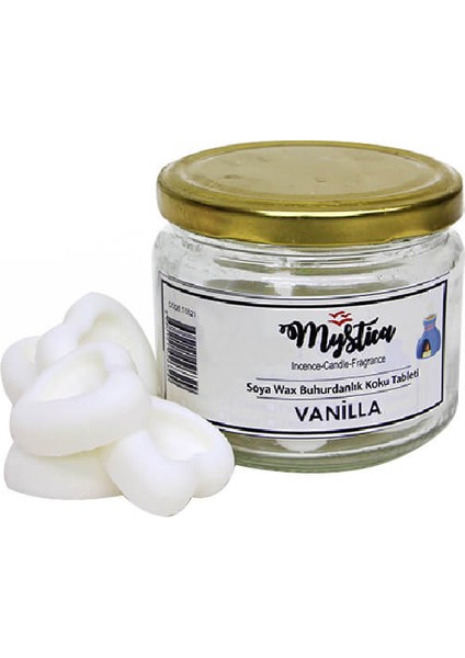 Soya Wax Buhurdanlık Kokusu Vanilla Kalp Modelli 100 gr