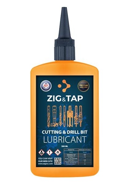 Zıg&Tap Delme Kesme ve Kılavuz Çekme Yağı 460 ml.