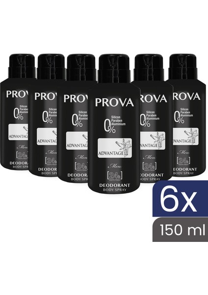 Advantage Erkek Deodorant 150 ml 6 Adet fiyatları