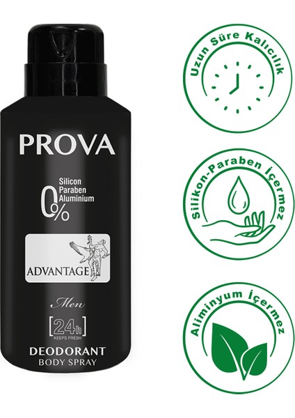 Advantage Erkek Deodorant 150 ml 6 Adet fırsatları