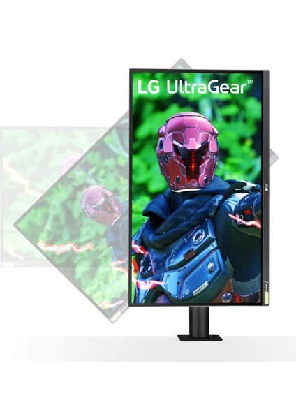 Lg Ultragear Ergo 27GN88A 27 Inch Gaming Monitor - Qhd 2560X1440, Nano Ips, 144Hz , 1ms, Nvıdıa G-Sync