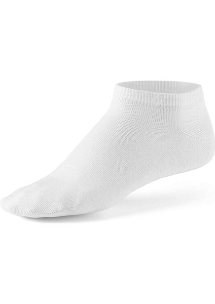 Meguca Socks Beyaz Pamuklu Bilek Boy Patik Çorap 10 Çift