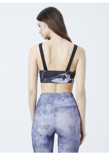 Niki Marble Baskılı Kare Yaka Hafif Destekli Spor Sütyeni Bra 1075-2 modelleri