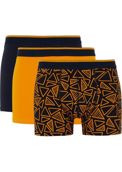 Regular Fit 3'lü Boxer T4929AZ22SM