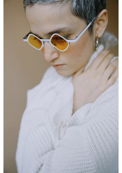 Negar White Yellow Güneş Gözlüğü fırsatları