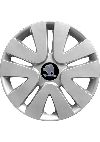 Skoda 14 Inç Jant Kapağı Amblemli Gri 4'lü Takım 105 fiyatları