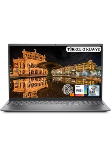 Inspiron 5510 i55106003U Intel Core i7 11390H 16 GB 512 SSD Freedos 15.6" FHD Taşınabilir Bilgisayar