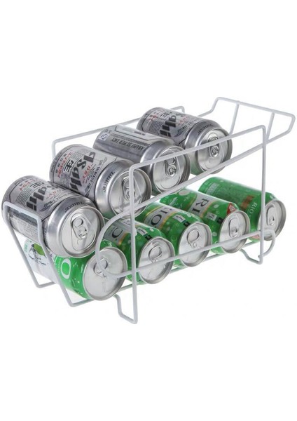 Bira Içecek Soda Dağıtıcı Retro Mutfak Rulo Kağıt Aksesuar Buzdolabı Katmanı Çift Bira Organizatör | Depolama Tutucular raflar (Yurt Dışından)