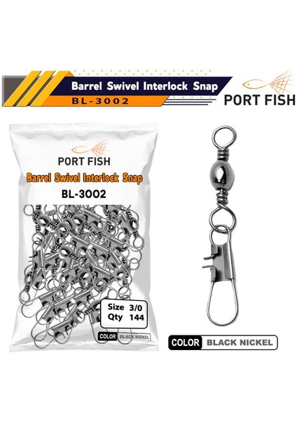 BL-3002 Kilitli Klips 144 Adet