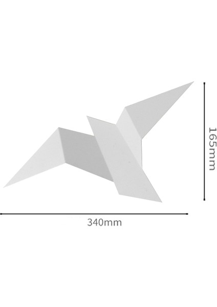 2 W Kuş Duvar Lambası Yaratıcı Kişilik Basit Salon Yatak Odası Duvar Lambası (Nötr Işık) (Yurt Dışından)