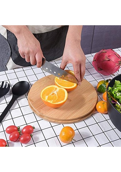 Sunucular ile Bambu Elyaf Salatası Kase Seti Doğa Bambu Meyve Salataları ile Sunucular ile Karıştırma Kase A | Kaseler (Yurt Dışından) fiyatları