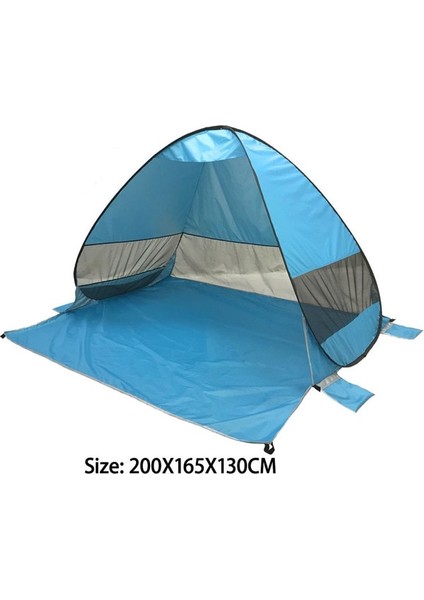 Otomatik Çift Sahil Plaj Çadır, Açık Hızlı Açılış Güneş Koruyucu Tente, Balıkçılık Çadırı, Çocuklar Için Ultralight Küçük Çadır (Yurt Dışından)