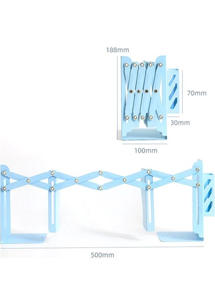 2 In 1 Çok Fonksiyonlu Metal Bookends Kitap Tutucu Kalem Tutucu Masası Organizer Kırtasiye ile Standı | (Yurt Dışından)