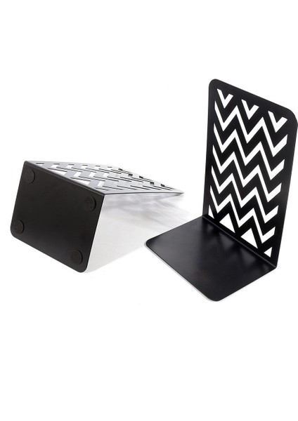 2 Adet Siyah Paslanmaz Çelik Bookend Kitap Dergisi Pratik Kırtasiye Öğrenciler Için Ev Ofis Organizatör Hediye Destek Standı | Bookends (Yurt Dışından) modelleri