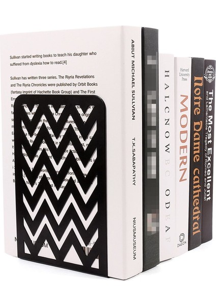 2 Adet Siyah Paslanmaz Çelik Bookend Kitap Dergisi Pratik Kırtasiye Öğrenciler Için Ev Ofis Organizatör Hediye Destek Standı | Bookends (Yurt Dışından) fırsatları
