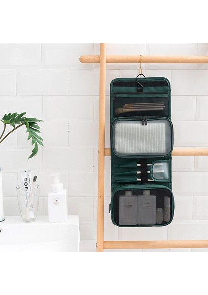 Kadın Pu Kozmetik Kılıfları Banyo Kanca Makyaj Çantası Seyahat Organizatör Su Geçirmez Kozmetik Çantası Güzellik Tuvalet Makyaj Çantaları | Kozmetik Çanta ve davalar (Yurt Dışından) modelleri