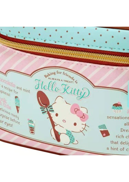 Hello Kitty Kozmetik Çantası Melodi Makyaj Durumda Tarçın Köpek Puding Köpek Küçük Ikiz Yıldız Kozmetik Kutusu Sanrio Kalem Organizatör | Kozmetik Çanta ve davalar (Yurt Dışından) fırsatları