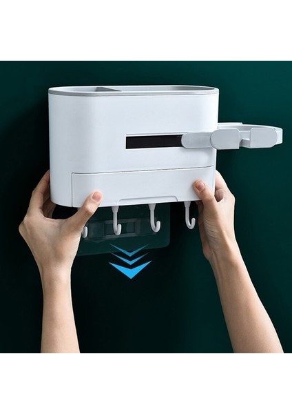 Duvara Monte Saç Fiş Tutucu Fiş Standı Kanca ile Çekmece Kendinden Yapışkanlı Depolama Rafı Styling Aracı Organizatör Çok Işlevli | Banyo Rafları (Yurt Dışından) fiyatları